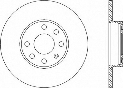 OPEN PARTS bdr180610 -  Тормозной диск